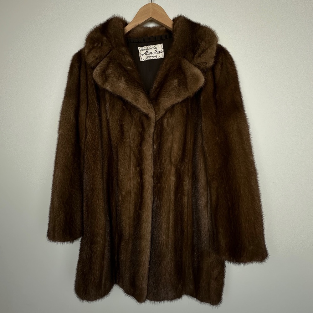 Mink Coat Size L Vintage